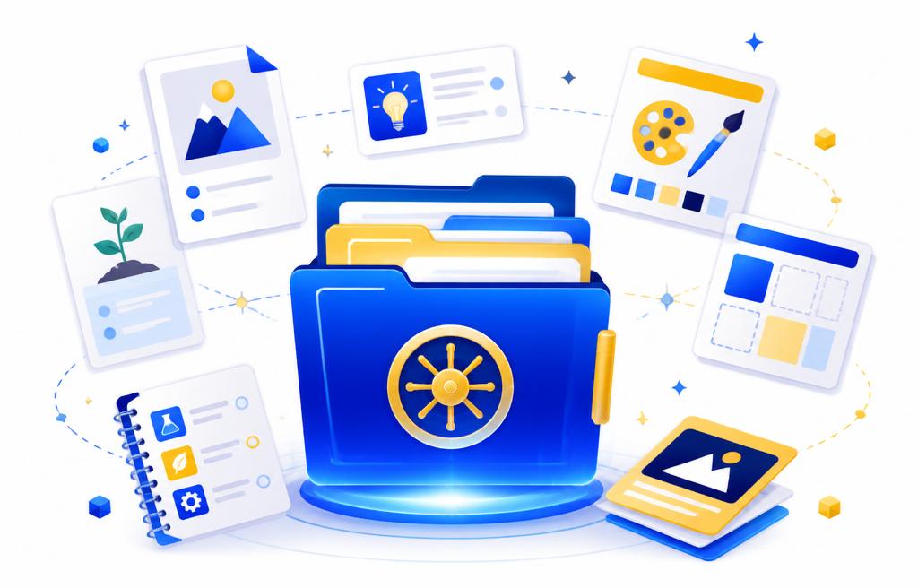 Folder with activity sheets and templates